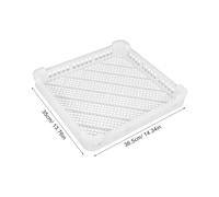 Veemoon Panier de Congélation Individuel Plastique Blanc pour Fruits de Mer Séchage Rapide et Aération avec Évacuation Panier Multifonctionnel pour Cuisine et Réfrigération