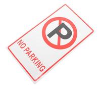 Veemoon Panneau « Stationnement Interdit » 35x20 Cm en Aluminium Résistant aux Intempéries, Panneau D’avertissement Routier Créatif pour Parking, Entrée Commerciale et Sécurité Publique