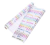 Veemoon Papier Cadeau Anniversaire Coloré avec Dorure Luxueuse Rouleau de Papier Emballage Happy Birthday pour Fille et Garçon pour Cadeaux Shower et Fêtes