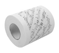 Veemoon Papier Toilette Motif Notes de Musique Doux et Absorbant Rouleau Créatif Imprimé pour Décoration Salle de Bain Cadeau Original pour