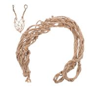 Veemoon Paquet à Fruits et Légumes en Filet Tissé en Corde de Chanvre, Paquet Réutilisable Anse, Panier de Rangement Respirant et Lavable, pour Fruits, Légumes et Courses, Capacité 5 Kg