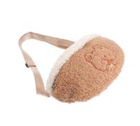 Veemoon Paquet Banane à Motif Ours Peluche Pour Femme, Matière Légère Khaki, Paquet Banane Multipoche Pour Voyages Quotidiens Et Shopping, Taille Petite Broderie Cartoon