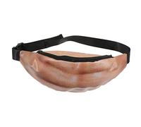 Veemoon Paquet de Ventre de bière Banane cintré Taille nouveauté Pochette Ceinture Femme Sacoche Ceinture Femme de Farce pour Les Hommes décor de fête de Farce PU