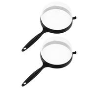 Veemoon Passoire à Tamis Manuelle Fine en Nylon et Plastique 2 Pièces, Tamis à Farine Portable pour Pâtisserie, Filtre à Poudre Polyvalent pour Sucre Glace, Cacao et Levure, Ustensile