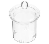 Veemoon Passoire à Thé en Verre 400ml Couvercle Amovible, Infuseur à Thé en Vrac Anti-fuite, Accessoire pour Théière, Tamis Fin pour Infusion la Maison