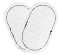 Veemoon Patchs de Protection Fonction des Harmoniques 2 Pièces en Tpe Blanc Réutilisable et Lavable pour Peau de Tambour pour Joueurs de Batterie