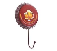 Veemoon Patère Vintage en Fer Forgé pour Décoration de Bar et Maison, Crochets Rétro pour Bouteilles de Bière, Fixation Murale Facile et Réutilisable en Acier