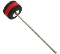 Veemoon Pédale de Grosse Caisse Muette en Métal Robuste Accessoire pour Tambour Pièce de Rechange Résistante à L'Usure Marteau Noir et Rouge Usage Batterie Jazz et Percussion