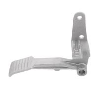 Veemoon Pédale en Alliage D'aluminium Argentée pour Démonte-pneus, Support Stable, Compatible Outils pour Pneus, Usage Professionnel en Atelier