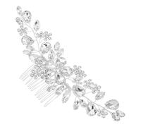 Veemoon Peigne à Cheveux Mariage avec Strass Pinces Latérales pour Mariée Accessoires Coiffure Demoiselles Honneur