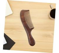 Veemoon Peigne Bois de à Dents Larges Peigne Démêloir Long Manche pour Soin des Cheveux Améliore la Texture et Réduit Nœuds avec Parfum Relaxant