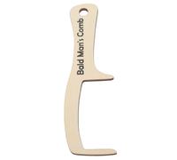 Veemoon Peigne Bois Surdimensionné à Dents Larges Accessoire pour Coiffage Homme Chauve Comique pour Toilettage Humoristique