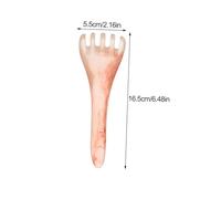 Veemoon Peigne de Massage Chevelu Cire Abeille Griffes Résistant pour Circulation Sanguine et Relaxation Tête