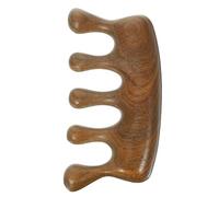 Veemoon Peigne de Massage de Santal à Dents Larges Outil Naturel pour Détangling et Relaxation pour Cheveux Épais et Longs Parfait pour Spéciaux