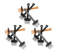 Veemoon Peigne de Nettoyage de Salon 12 Pièces - Brosse Nettoyante pour Peignes et Brosses à Cheveux, Lot Multicolore, Outil Compact pour Maison et Voyage