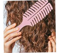 Veemoon Peigne de pour Hommes et Femmes Brosse Douce Exfoliante pour Types de Cheveux Accessoire de Coiffure et Relaxant Couleur Rose