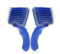 Veemoon Peigne de Toilettage Plastique pour Chien Petit Modèle Élimination des Poils Morts Démêlant pour Poils Bouclés Brosse pour Chiots Soin Du Pelage et Stimulation Cutanée