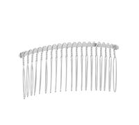 Veemoon Peigne Métal à Dents Torsadées Pour Coiffure De Mariée Accessoire De Cheveux Et Peigne De Fixation Pour Voile