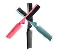 Veemoon Peigne Pliable Double Face en Plastique ABS Lot de 3 Pièces Compact et Portable pour Voyage Peigne de Poche Pratique pour Hommes et Femmes Démêlage Rapide et Coiffage Facile