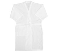 Veemoon Peignoir de Coiffure Cape de Teinture Capillaire Taille Unique Blanc à Pois en Relief Protection Vêtements Adultes Salon Coiffure Usage Professionnel