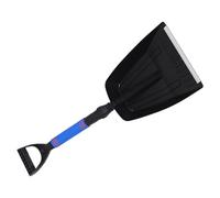 Veemoon Pelle à Neige Télescopique Bleue, Outil de Déneigement Pratique en Alliage, Portable et Démontable, Déneigeuse pour Voiture, Camion et Activités Extérieures en Hiver