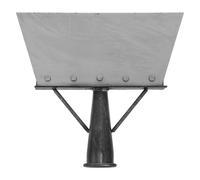 Veemoon Pelle de Jardin Multifonctionnelle Métal pour Nettoyage Désherbage et Enlèvement de Déchets Spatule Compatible avec Tous Manches Outil pour Potager et Aménagement Extérieur