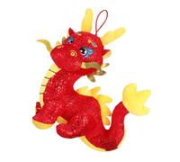Veemoon Peluche Dragon du Nouvel an 16 Cm, Dragon pour Garçon et Filles en Peluche Douce et Portable, Mascotte Zodiac Chinois, Présent de Décoration Festive pour Maison et Voiture