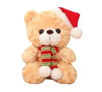 Veemoon Peluche Ours De Noël Douce Et Adorable - Décoration Festive pour Fêtes Et Événements - pour Offrir Ou Votre Intérieur
