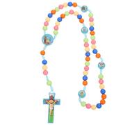 Veemoon Pendentif de dessins animés bijoux pour filles collier de perles colliers filles collier enfants pendentif de cou perlé Bijoux pour les enfants Bois