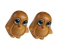 Veemoon Pendentif en Décoratif Lot de 2 Bleu Sculpté à la Main Porte-Clés Charmant Décoration pour Téléphone Idée Anniversaire Artisanat Unique