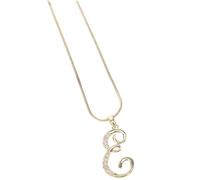 Veemoon Pendentif Lettre Zirconium Élégants Pendentif Rhinestone pour Adolescentes Lettre E