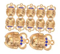 Veemoon Pendentif Scarabée En Alliage Diy 20pcs Pour Bijoux Égyptiens Accessoires De Fabrication or Breloque Solide Présents Pour Étudiants Fêtes Et Événements