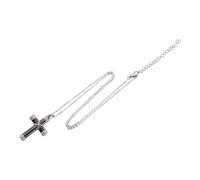 Veemoon Pendentif Urne Croix Collier Pour Cendres Animaux De Crémation Souvenir De Cendres Décor De Cou