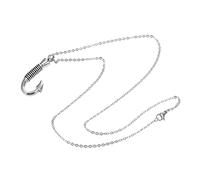 Veemoon Pendentif Urne Pour Cendres Collier Avec Hameçon De Pêche Bijoux De Crémation Pendentifs De Crémation Pour Cendres Bijoux D'Urne Pour Cendres Pendentif Hameçon De Pêche