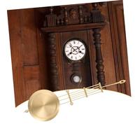 Veemoon Pendule Murale Métal Doré de Mouvement Horloge Minimaliste Accessoire de Remplacement pour Horloge DIY et Polyvalent