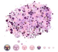 Veemoon Perles Abs et Strass pour Décoration D'ongles 3d, 60g pour Manucure et Projets D'artisanat, Accessoires pour Embellir Vos Ongles Style