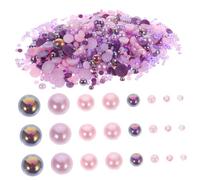 Veemoon Perles Pour Ongles En Abs Strass 60 g Assortiment Mini Perles Multitailles Décorations Nail Art Pour Adolescentes Mariées Demoiselles D’honneur Accessoires Manucure Diy