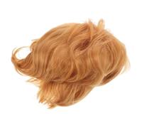 Veemoon Perruque Courte Blonde Pour Homme Sans Frange Postiche Synthétique Style Chic Et