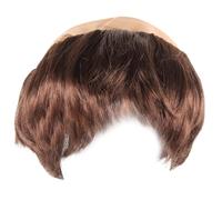 Veemoon Perruque de Chauve pour Adultes Accessoire de Cosplay Halloween pour Déguisement Fête Carnaval et Costume Party