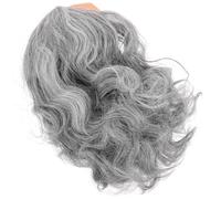 Veemoon Perruque Pour Homme Vieil Homme Curly Bald Wigs Pour Cosplay Costume De Professeur Performance De Scène Cheveux Synthétiques Confortables Et Légers