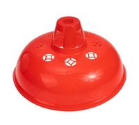 Veemoon Petit Abat-jour Rouge - Housse En Plastique Pour Lampe De Bureau De Chevet De Table Et Plus - Résistant À La Poussière Robuste Et Multifonction