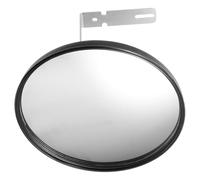Veemoon Petit miroir convexe de sécurité, miroir de trafic convexe pour sortie de garage et coin de supermarché, vue large, prévention des et des dommages, 16 cm