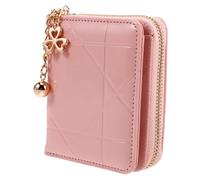 Veemoon Petit Portefeuille Féminin PU Cuir Verni Pochette à Cartes Compacte Et Stylée avec Porte-Monnaie à Soufflet Parfait pour Usage Quotidien