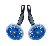 Veemoon Petites Roues Stabilisatrices en Plastique Bleu pour Vélo Garçon et Filles, Faciles à Assembler Support de Sécurité Réglable pour Garçon et Fille
