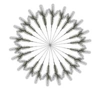 Veemoon Pièces Branches De Pin Artificielles pour Décoration De Noël - Aiguilles De Pin en Plastique - Idéales pour Artisanat Et Décorations Festives Feuillage Verdoyant Et