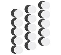 Veemoon Pièces D’échecs Rondes Noires et Blanches 60 Pcs, Accessoires de Jeu de Société pour Dames et Backgammon, Matériaux Plastiques Robustes, Surface Lisse, pour Jeux de Plateau