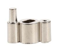 Veemoon Pièces Soupape à Déclenchement F pour Trombone et Bugle Baryton, Vanne Rotative 3 Étages Gauche, Métal Argenté, 2,00x1,60x0,90cm, Musiciens Professionnels, Entretien Diy,