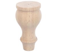 Veemoon Pieds de Canapé en Bois Massif 5X9 CM Pieds Incurvés pour Meubles Traditionnels Compatibles Meubles Style Campagnard pour Salon et Chambre