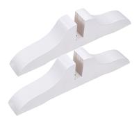 Veemoon Pieds De Séparateur De Pièce Pliables en Bois Massif Lot De 2 Supports Stables pour Paravents Usage Maison, Bureau Et Magasin Clips Amovibles Inclus Finition Lisse Sécurisée