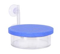 Veemoon Pierre à Air Aquarium Silencieuse avec Ventouses et Tube Diffuseur Oxygène à Bulles Fines pour Aération Uniforme du Poisson Effet Brume Décorative Bleu Grand Modèle